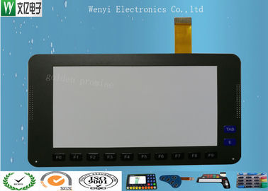 통제 키패드 공간 LCD 전기 용량 접촉 막 Molex 연결관 1.27mm 피치