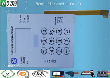 V150 고운 조직 오버레이와 엄격한 FPC 회로 Pcb 멤 브레인 키보드