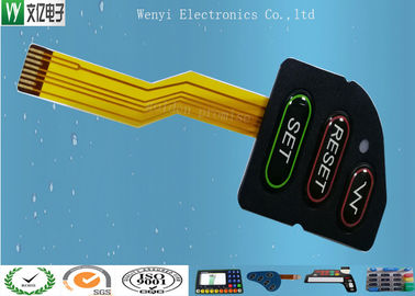 Pcb 기반을 둔 FPC 멤브레인 스위치 2.54 Mm 피치 하와이 - 글로스리 에폭시 1.8 밀리미터 두께