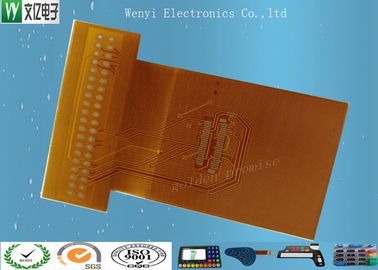 PI 보강재 FR4 엄밀한 코드 회로 가동 가능한 인쇄된 회로 영화 0.27mm -0.36mm 간격