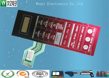 2.54mm 피치 Polydome 돋을새김 막 스위치 ZIF Wirelead Nikto Backahesive