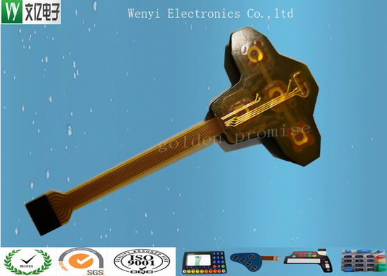 Pcb 막 키패드 2.54 Mm 피치 높은 것 광택이 나는 에폭시 1.8 밀리미터 두께